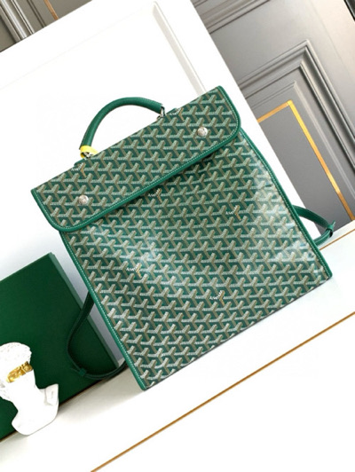 Goyard Saint Leger backpack green-30
